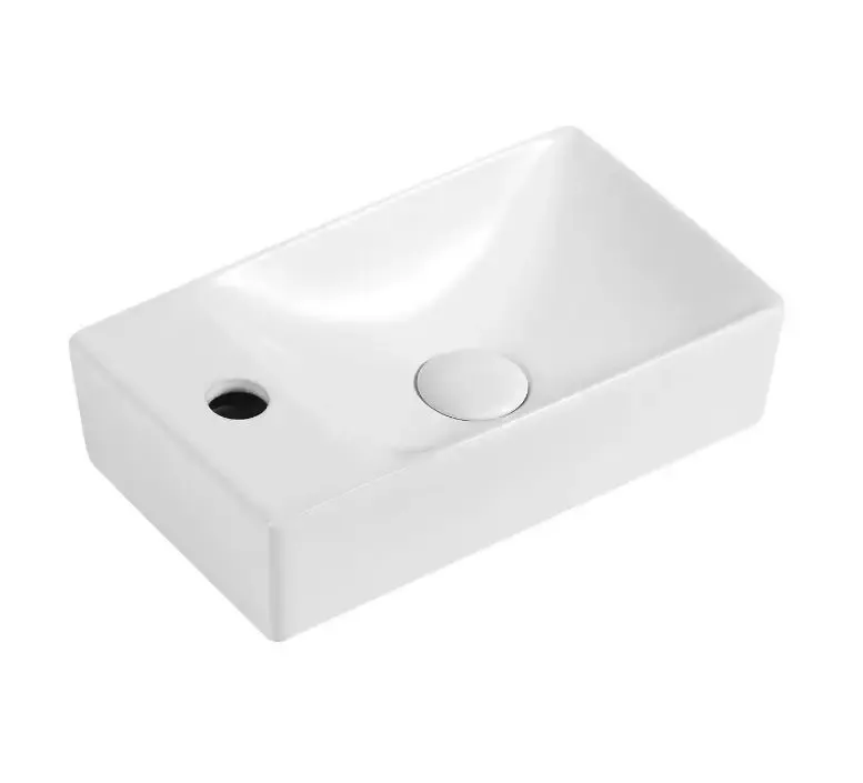 Bestel Nu Sanigoods Compact fontein links 37.5x21.5x10cm glans wit