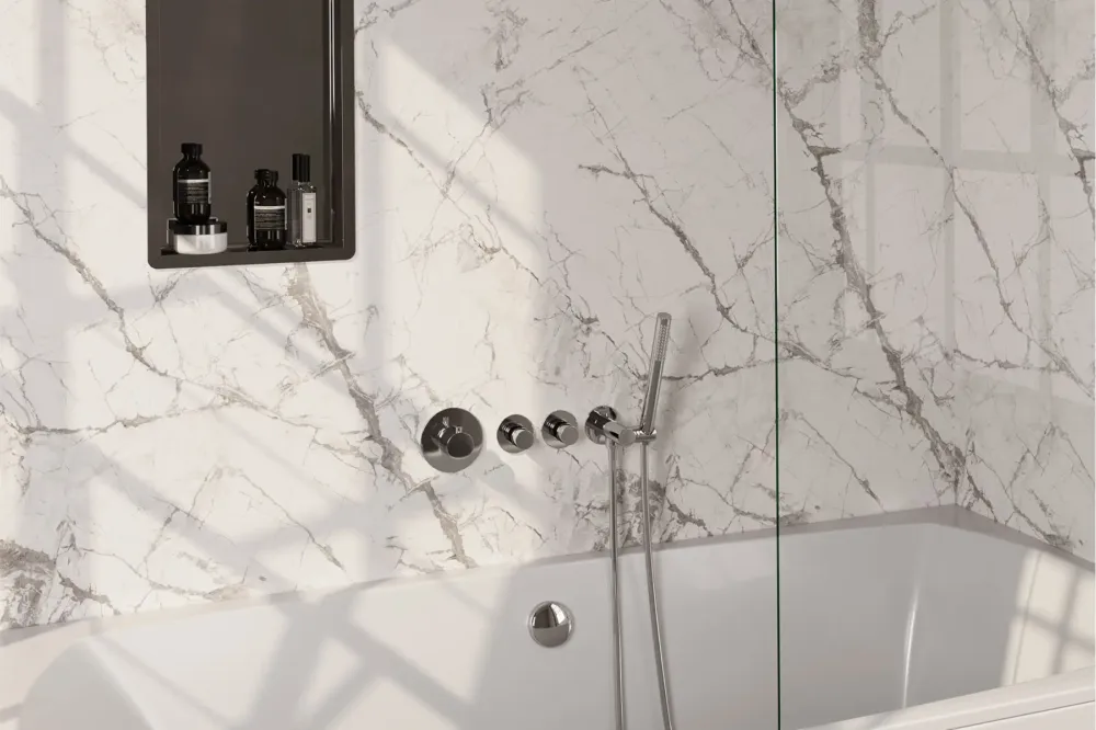 Koop Online Brauer Chrome Edition inbouw badkraan met badvulcombinatie en staafhanddouche chroom