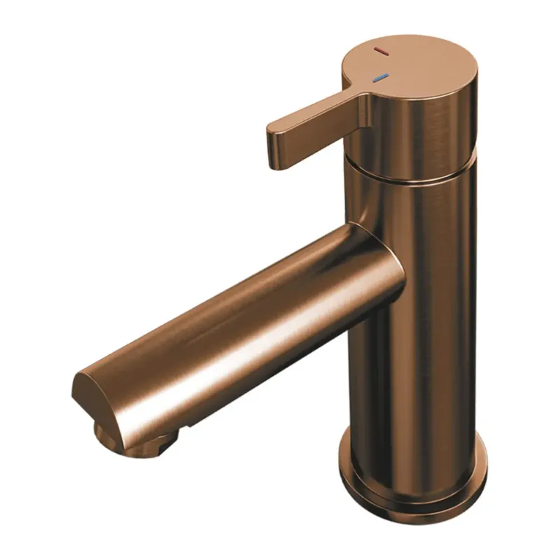 Brauer Copper Edition ColdStart wastafelkraan energy-saving model E koper geborsteld PVD Bestseller