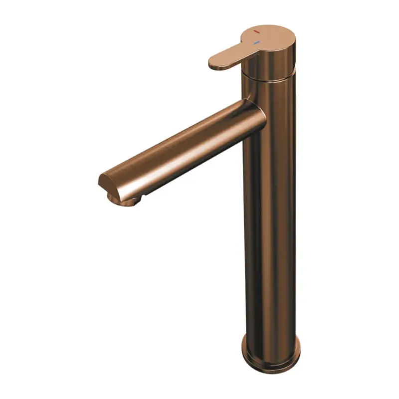 Laatste Kans Brauer Copper Edition ColdStart verhoogde wastafelkraan energy-saving model D koper geborsteld PVD