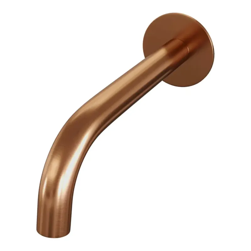 Hoge Kwaliteit Brauer Copper Edition uitloop met rozet geborsteld koper PVD