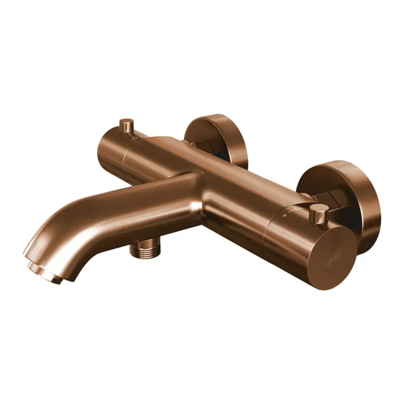 Express Levering Brauer Copper Edition thermostatische badkraan koper geborsteld PVD