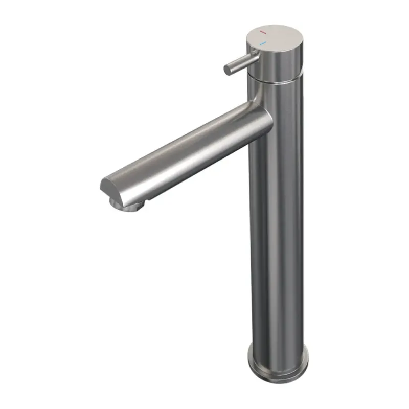 Betaalbaar Brauer Brushed Edition ColdStart verhoogde wastafelkraan energy-saving model B RVS geborsteld PVD