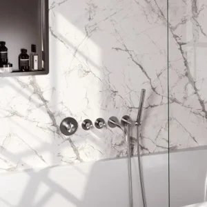 Brauer Brushed Edition inbouw badkraan met uitloop en staafhanddouche RVS geborsteld PVD Shop Nu