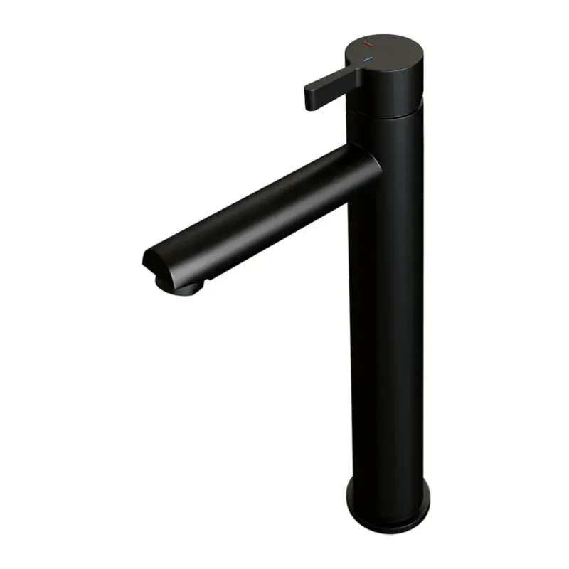 Brauer Black Edition ColdStart verhoogde wastafelkraan energy-saving model E zwart mat Laatste Kans