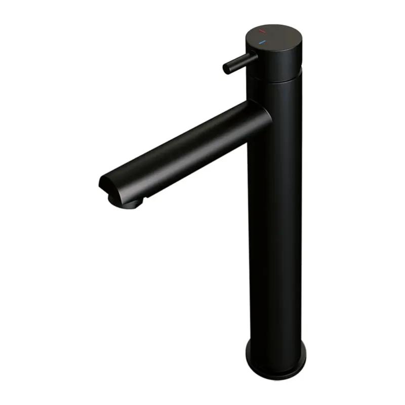 Koop Vandaag Brauer Black Edition ColdStart verhoogde wastafelkraan energy-saving model B zwart mat