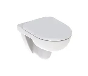 Dagaanbieding Geberit WC pack 280 Basic hangend diepspoel toilet met toiletbril wit