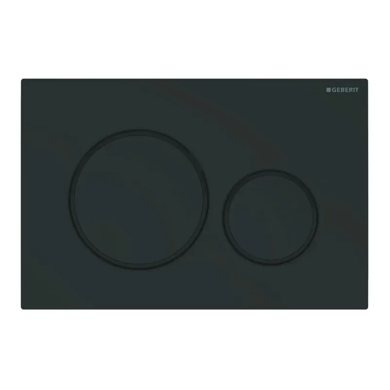 Geberit Sigma 20 drukplaat easy-to-clean mat zwart Rechtstreeks Van De Fabrikant