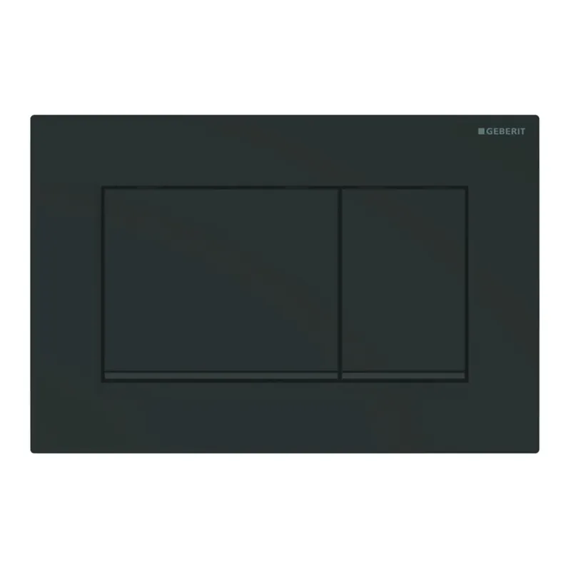 Geberit Sigma 20 Square drukplaat easy-to-clean mat zwart Korting