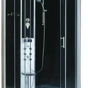 Badstuber Vario links complete douchecabine kitvrij 120x80cm met thermostaatkraan Dagaanbieding