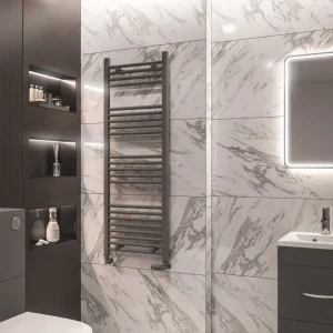 Veilige Betaling Eastbrook Wingrave radiator 140 x 50cm 676 watt antraciet