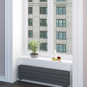 Betaalbaar Eastbrook Addington type 22 radiator 100x60cm staal 2099W antraciet
