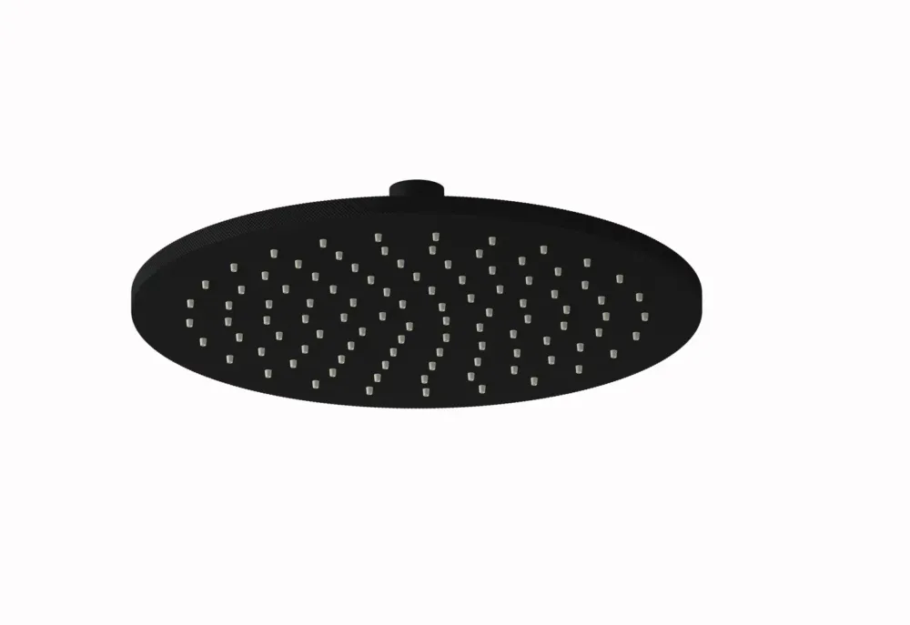 Plieger Roma hoofddouche 25cm mat zwart Flitsaanbieding