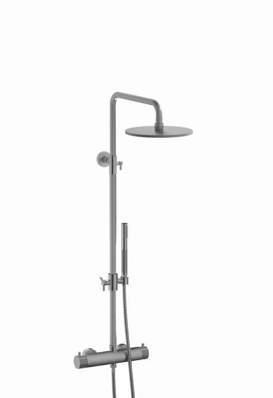 Plieger Roma opbouw regendouche 25cm geborsteld chroom Goedkoop