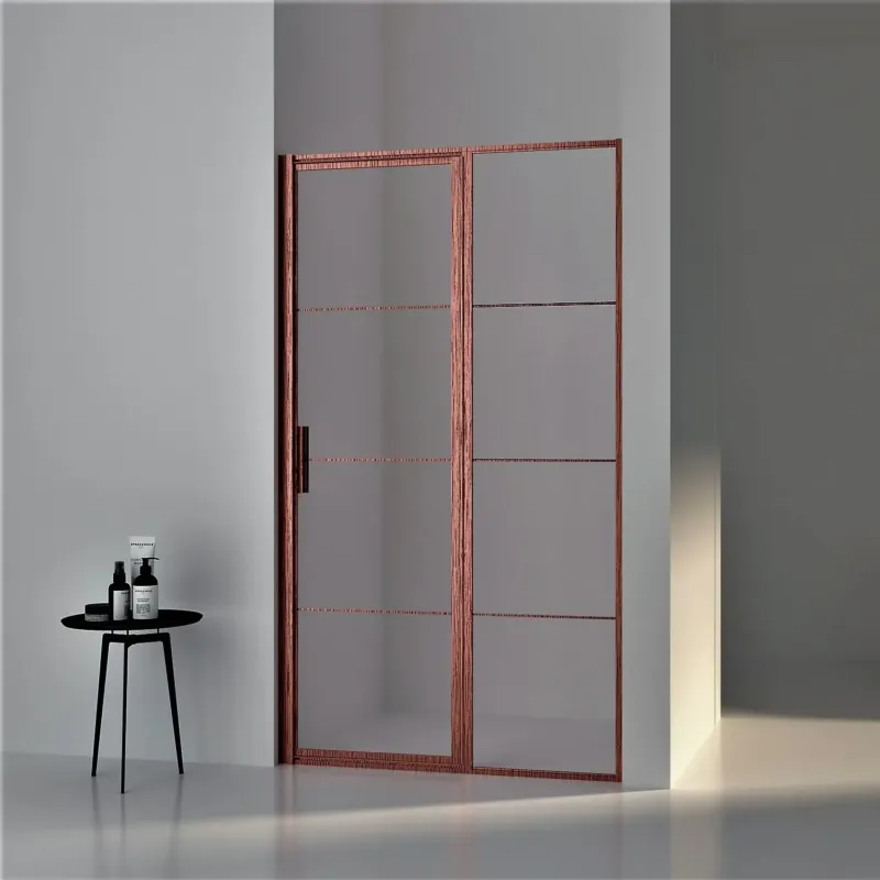 Finale Uitverkoop SaniGoods Sparkle nisdeur 80x200cm geborsteld koper
