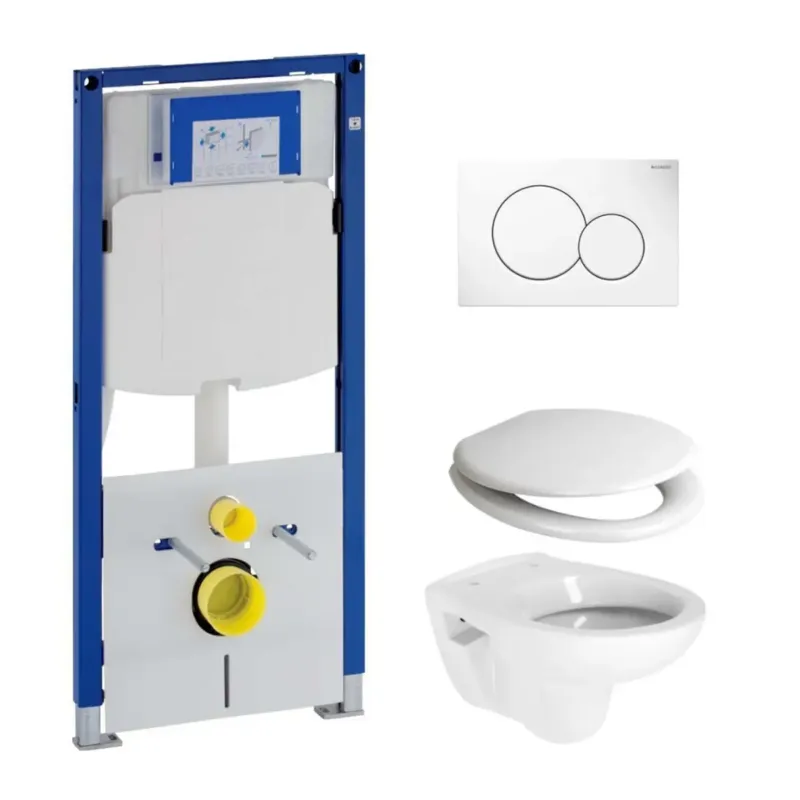 Beperkt Aanbod Geberit UP320 toiletset met Plieger Compact toilet en zitting
