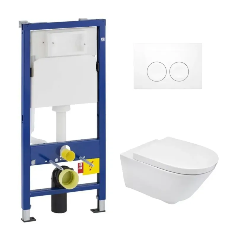 Favoriet Geberit UP100 toiletset met Mueller Sub en softclose zitting