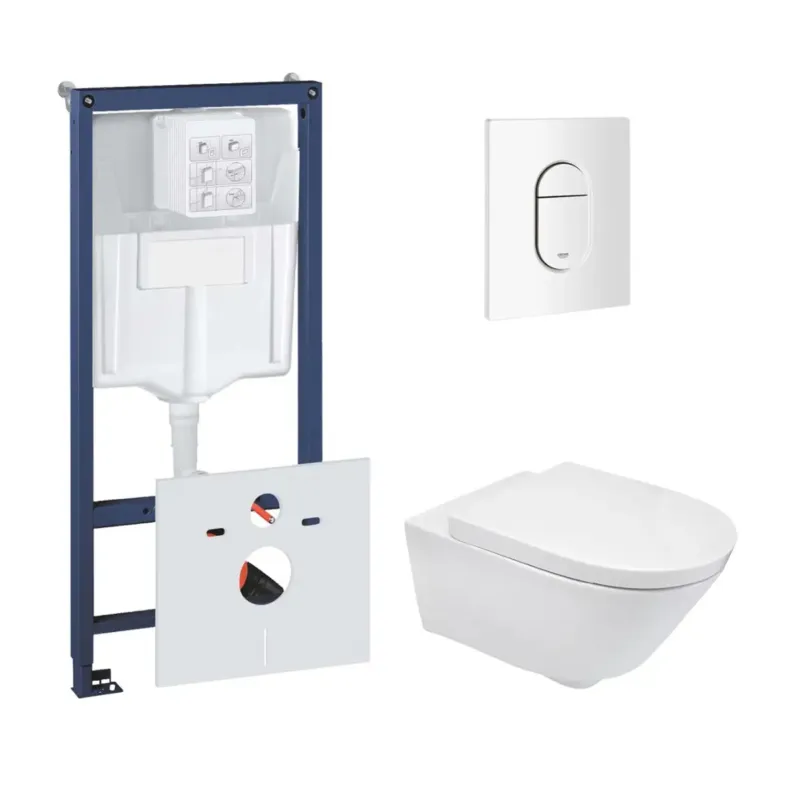 Bestel Nu Grohe Rapid toiletset met Mueller Sub en softclose zitting