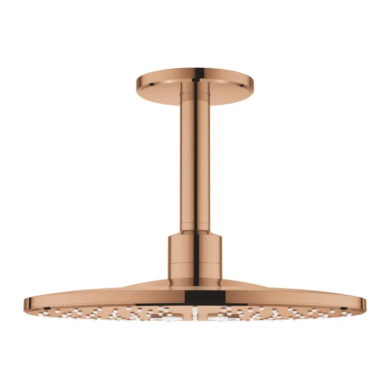 Grohe Rainshower hoofddouche met plafondarm met 2 straalsoorten warm sunset Actieprijs
