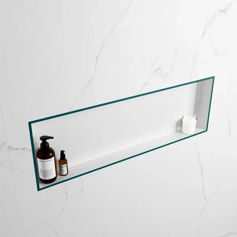 Mondiaz Easy nis 90x30x8cm 1 vak smag/talc Exclusieve Aanbieding