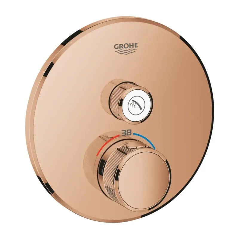Direct Beschikbaar Grohe Grohtherm SmartControl thermostaat met omstel rond warm sunset