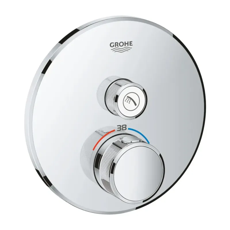 Laatste Kans Grohe Grohtherm SmartControl thermostaat met omstel rond chroom