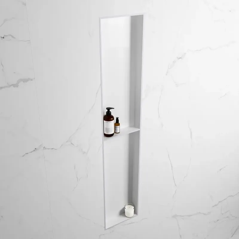 Weekendaanbieding Mondiaz Easy nis 90x30x8cm 2 vakken cale/talc