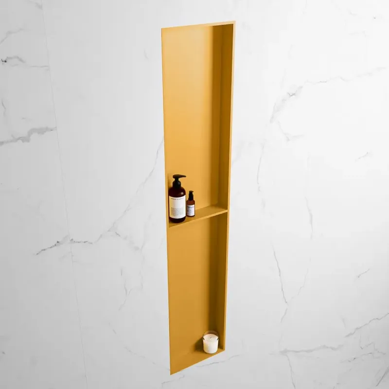 Uitverkoop Mondiaz Easy nis 90x30x8cm 2 vakken ocher