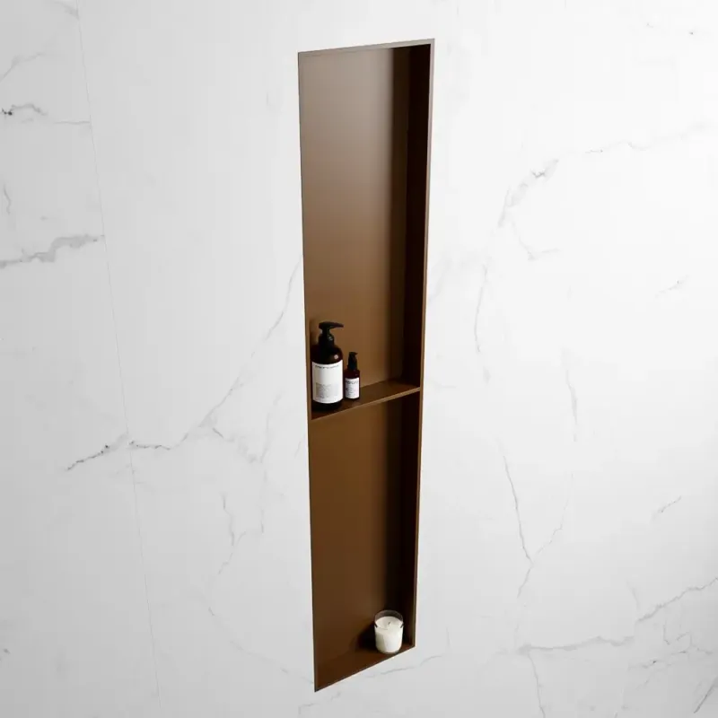 Uitverkoop Mondiaz Easy nis 90x30x8cm 2 vakken rust