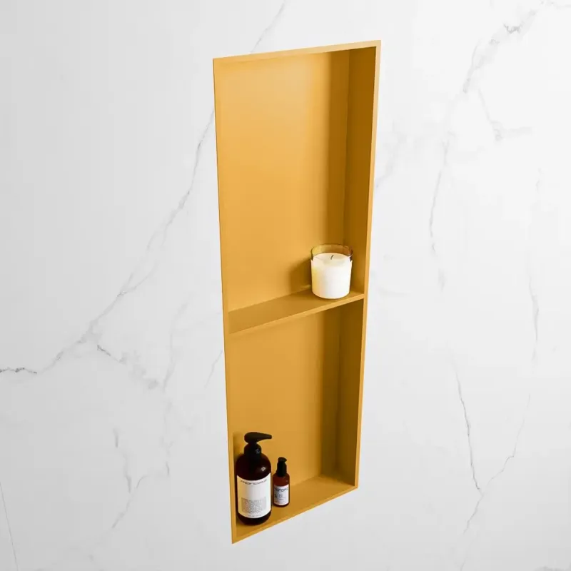 Voordeelprijs Mondiaz Easy nis 150x30x8cm 2 vakken ocher