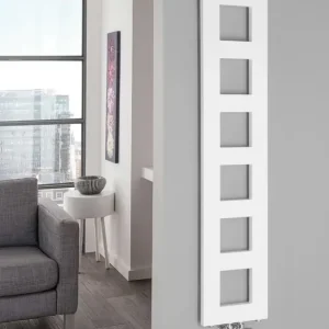 Finale Uitverkoop Sapho Block radiator mat wit 28x133cm 353W