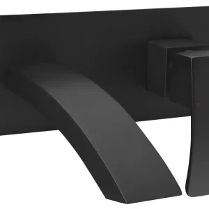 Merkproduct Sapho Ginko inbouw wastafelkraan mat zwart