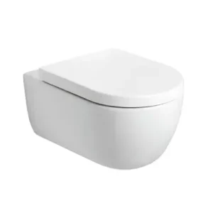 Voordeelprijs Plieger Kansas randloos toilet met softclose & quick release zitting wit mat