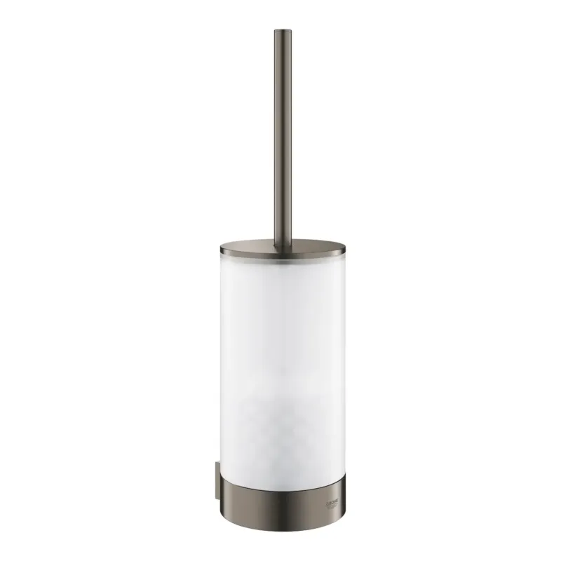 Premium Grohe Selection toiletborstelset brushed hard graphite
