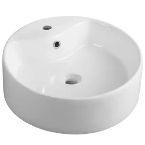 Aqualine keramische waskom 40x15cm wit Betaalbaar