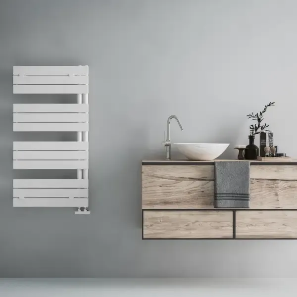 Badstuber Arezzo design radiator 120x60cm wit 500W Actieprijs