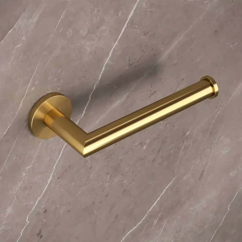 Brauer Gold Edition toiletrolhouder messing geborsteld PVD Gecertificeerd