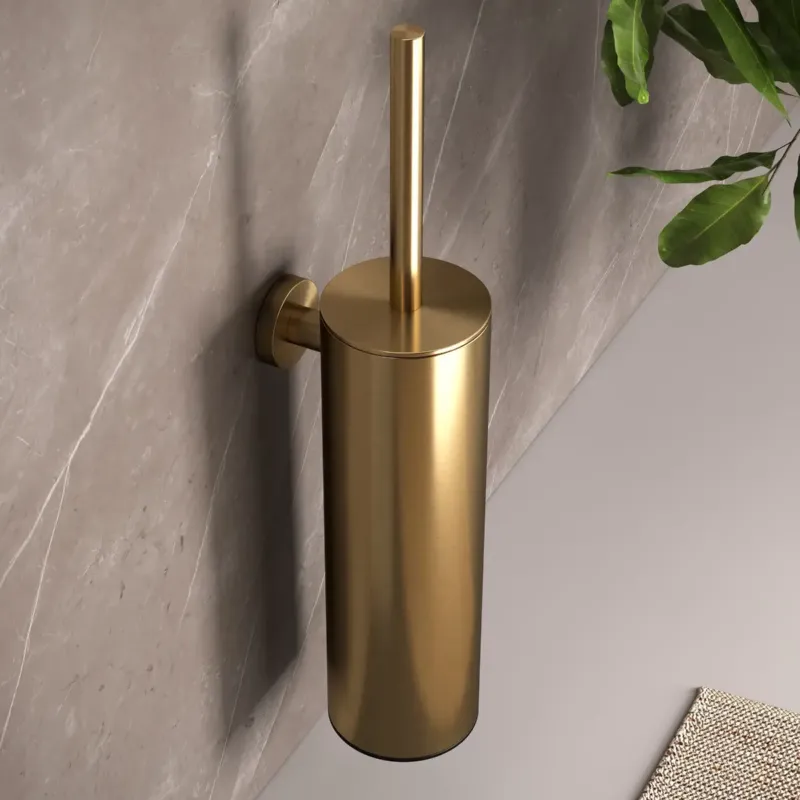 Brauer Gold Edition toiletborstelset messing geborsteld PVD Voordeelprijs