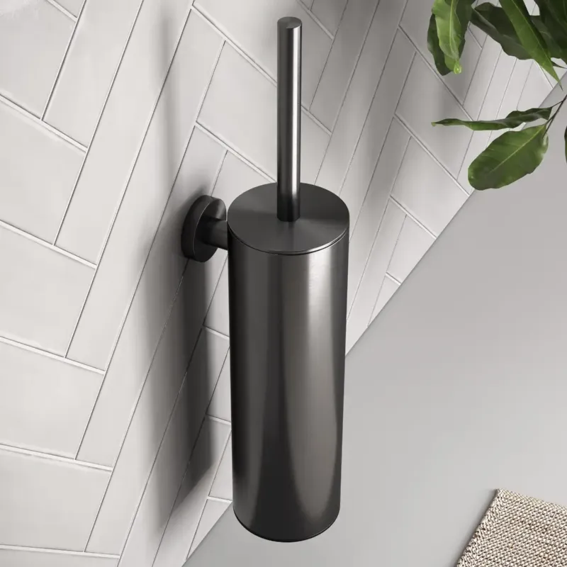 Laatste Kans Brauer Gunmetal Edition toiletborstelset gunmetal geborsteld PVD