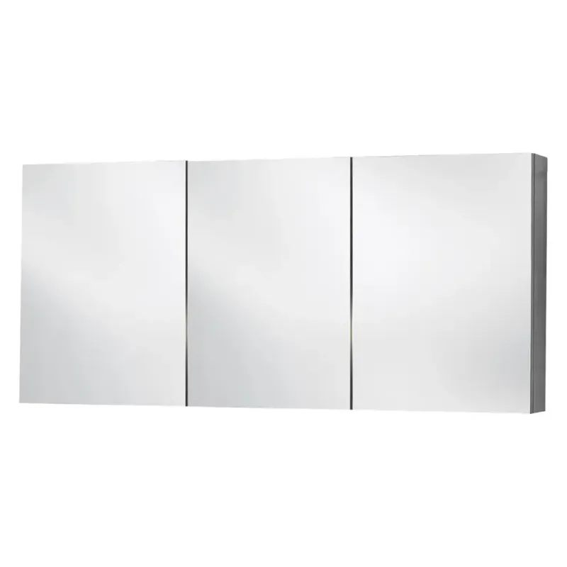 Betaalbaar Differnz Somero spiegelkast 120cm antraciet