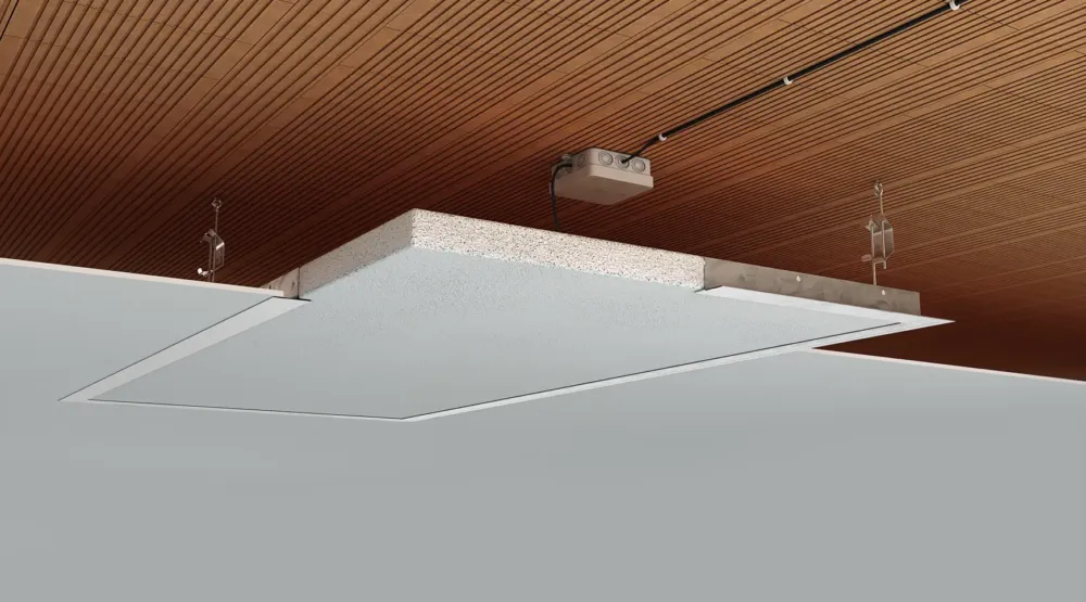 Koop Vandaag Ecosun E330K infrarood paneel plafond 125x32cm 330W