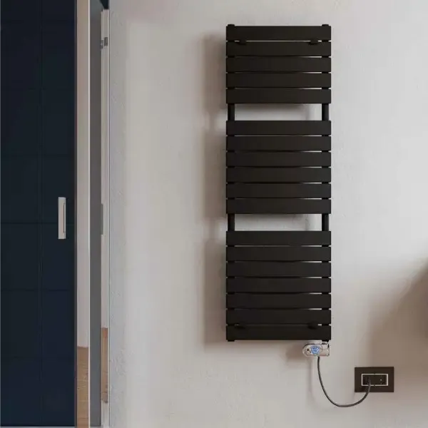 Badstuber E-Pisa elektrische radiator 50x121.3cm mat zwart 500W Tijdelijk Beschikbaar