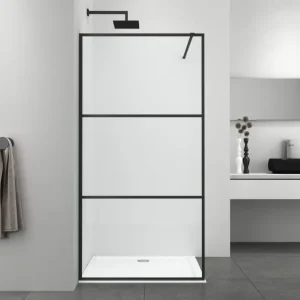 Badstuber Femm douchewand 115x195cm zwart Betrouwbaar