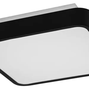 Bestel Nu Sapho Orbis Backlight vierkante plafondlamp 35x35cm 28W zwart
