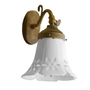 Sapho Vintage Marsala wandlamp E14 40W brons Speciale Aanbieding