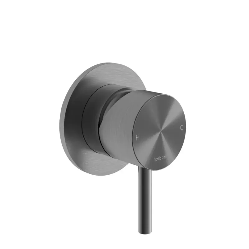 Hotbath Archie inbouw douche mengkraan gunmetal geborsteld PVD Flitsaanbieding