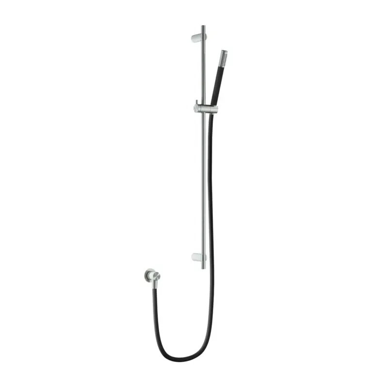 Superprijs Hotbath Archie glijstang 90cm met wanduitlaat, doucheslang en handdouche RVS