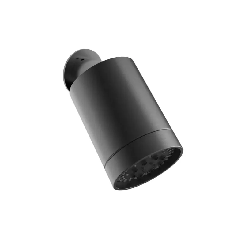 Premium Hotbath Archie hoofddouche 3 standen met muurbevestiging gunmetal geborsteld PVD