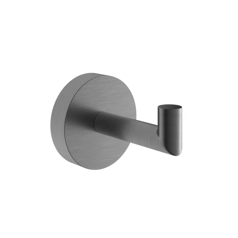 Hotbath Archie handdoekhaakje gunmetal geborsteld PVD Weekendaanbieding