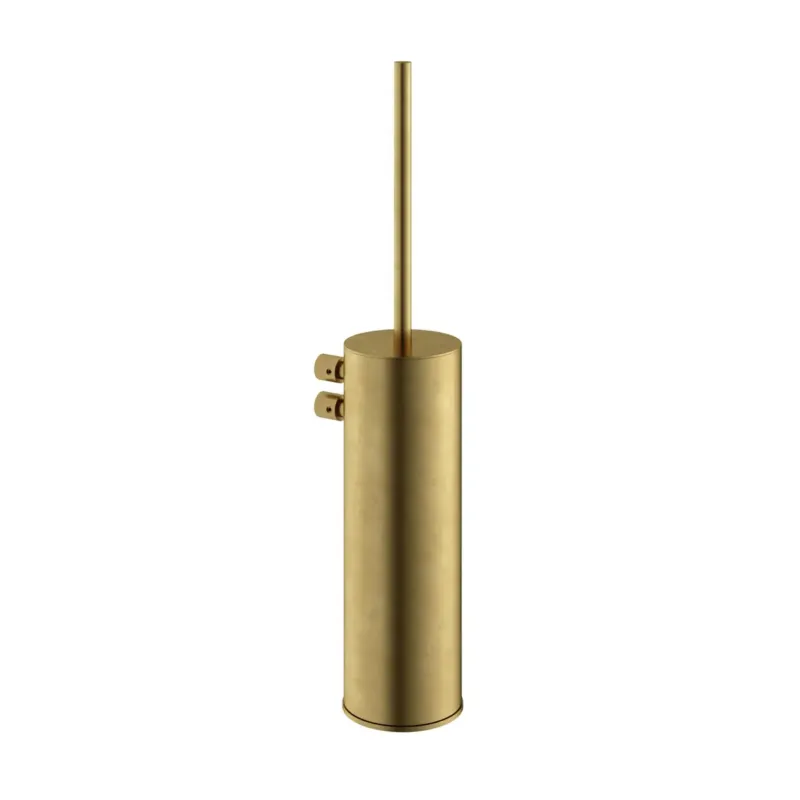 Hotbath Archie wc-borstel wandmontage messing geborsteld PVD Goedkoop